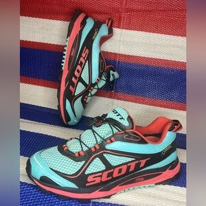 ✨🥳 Scott eRide Nakoa Trail GTX - Mount to Coast T1 Trail Running Shoes Size 7.5
